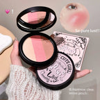 Triple-Tone Gradient Matte Highlighter and Blush Palette