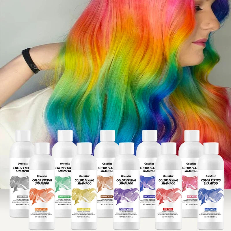 Semi-Permanent Color Depositing Hair Dye Shampoo - 2