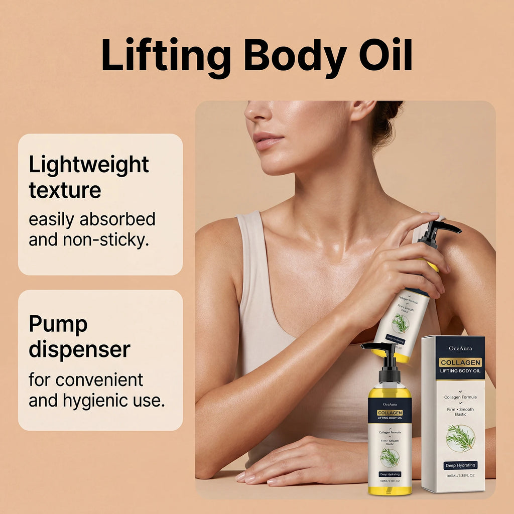 Collagen Firming Body Oil for Skin Elasticity and Hydration