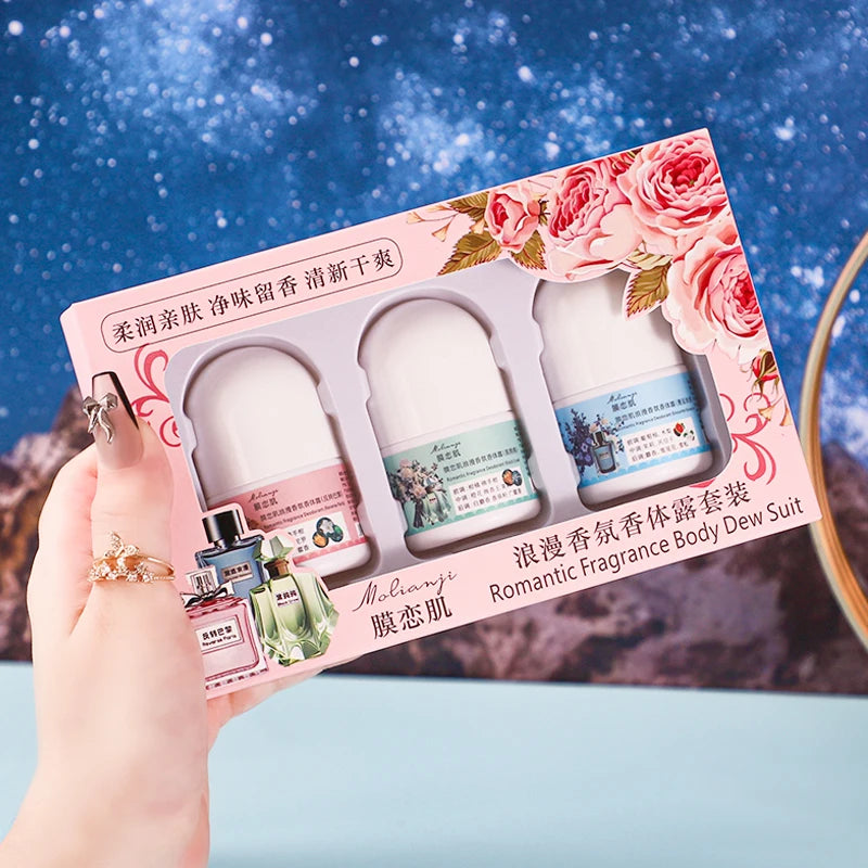3-Piece Long-Lasting Romantic Fragrance Body Lotion Set - 18