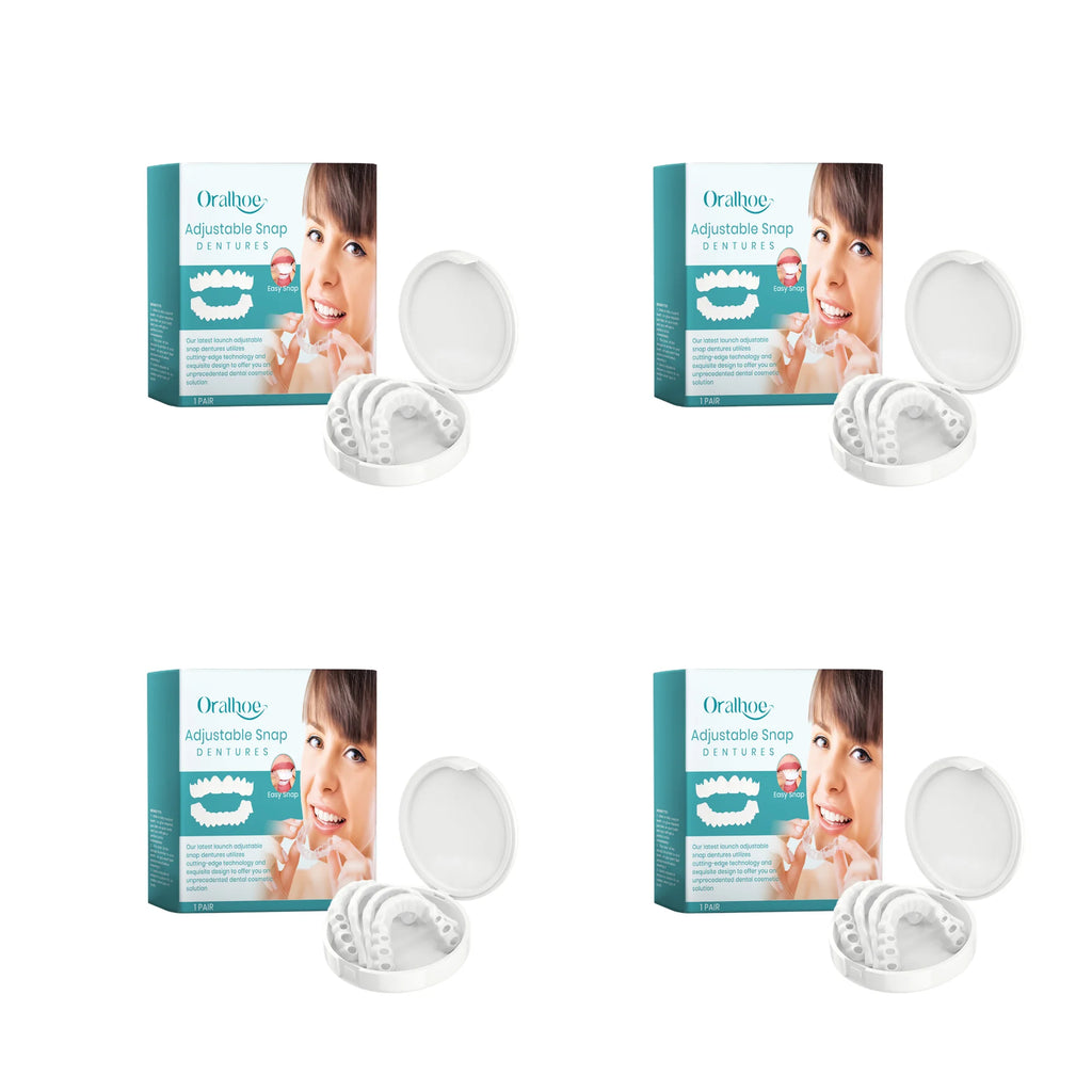 Adjustable Snap-On Cosmetic Dentures for Smile Restoration