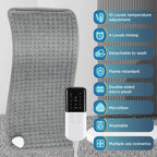 Electric Heating Pad for Back Pain and Muscle Relief