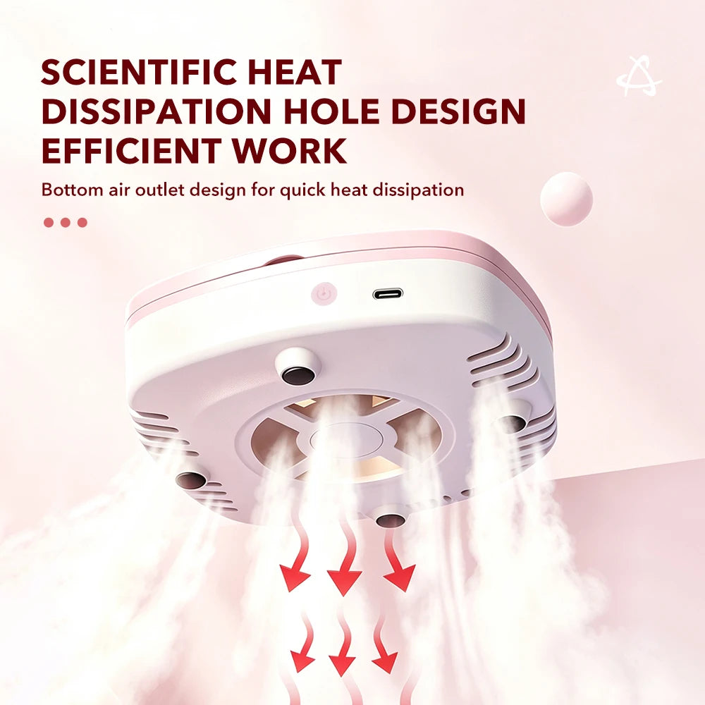 Compact Portable Nail Dust Collector for Manicures