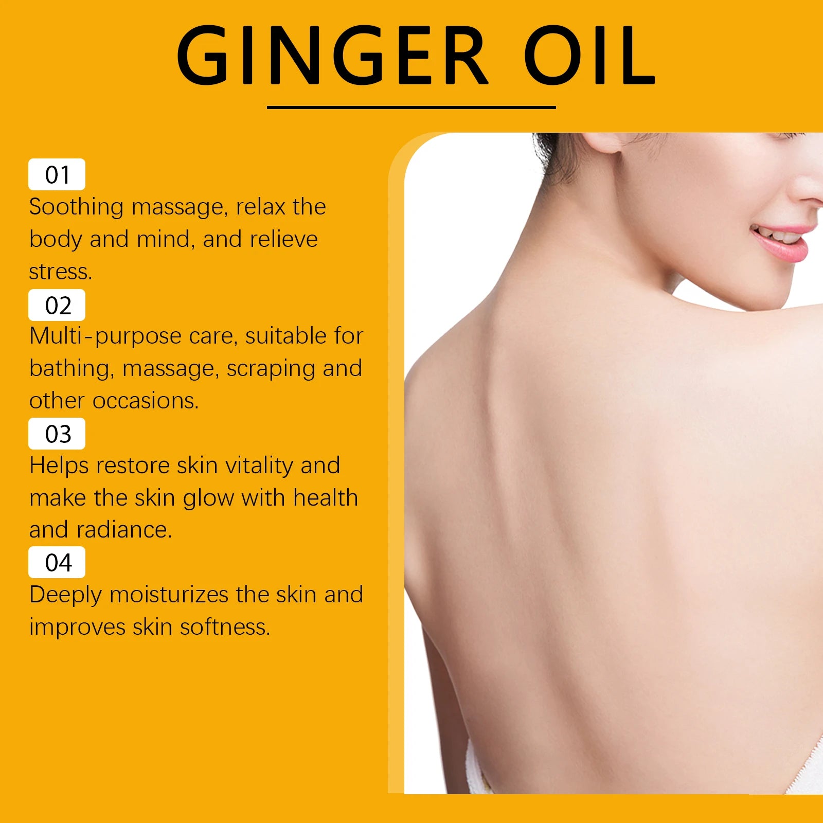 Relaxing Ginger Body Massage Oil for Muscle Relief - 12