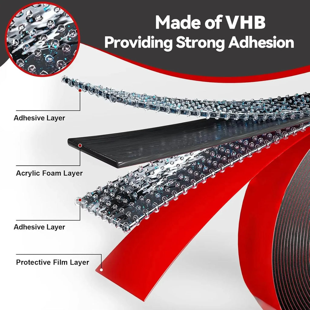 Heavy-Duty Double-Sided Adhesive Foam Mounting Tape