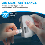 Automatic Electric Nail Trimmer with LED Light