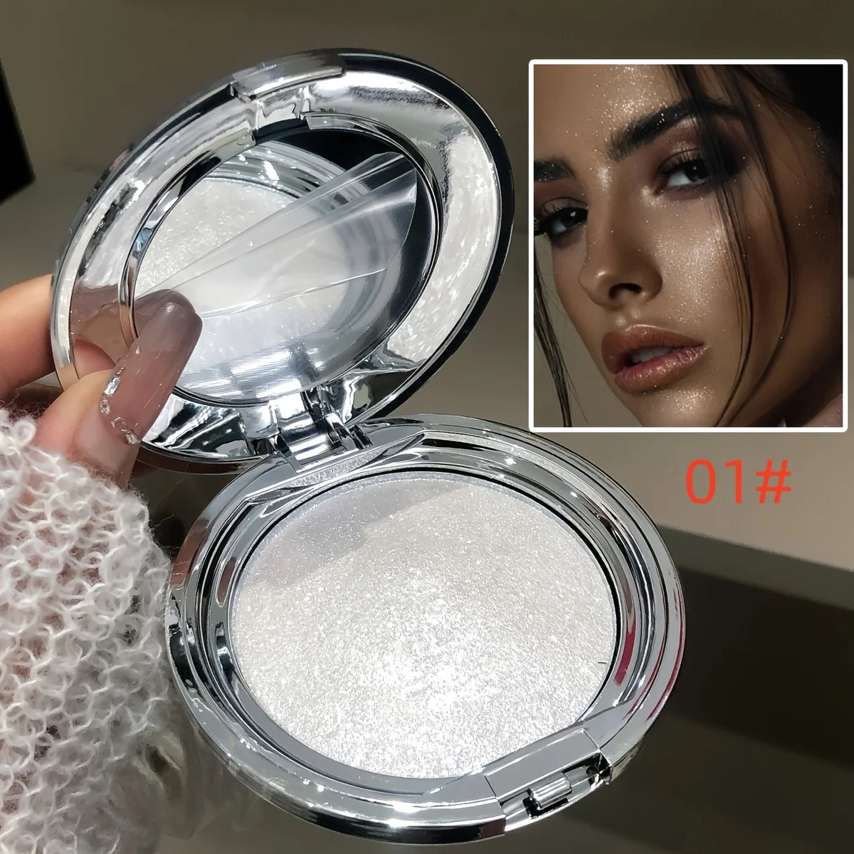 Shimmer Glow Face Highlighter for Radiant Skin