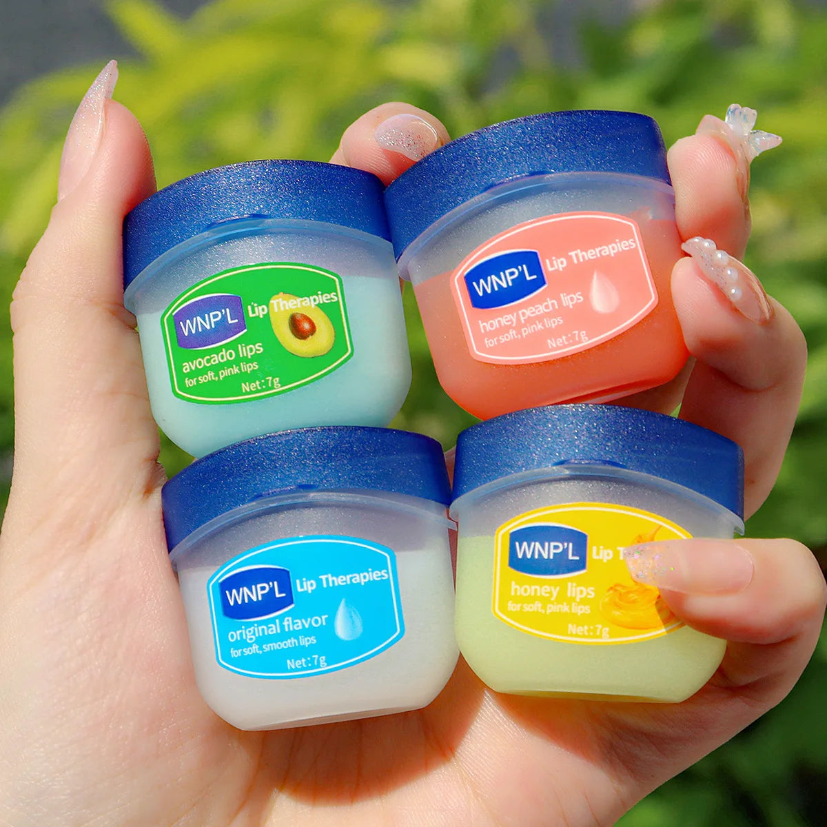 4-Pack Hydrating Fruit Lip Balm Set for Soft Smooth Lips - 6