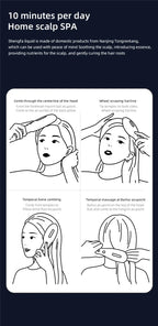 Electric EMS Scalp Massager and Hair Growth Comb