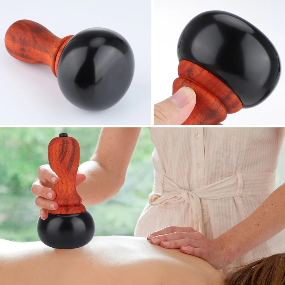 Electric Heated Bian Stone Massage Ball for Full Body Relief - 5