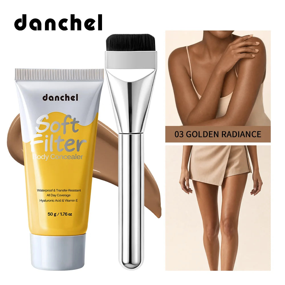 Waterproof Full-Coverage Body Concealer for Scars and Tattoos - 24