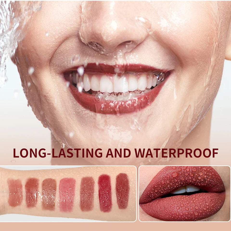Velvet Matte Strawberry Lip Clay Cream