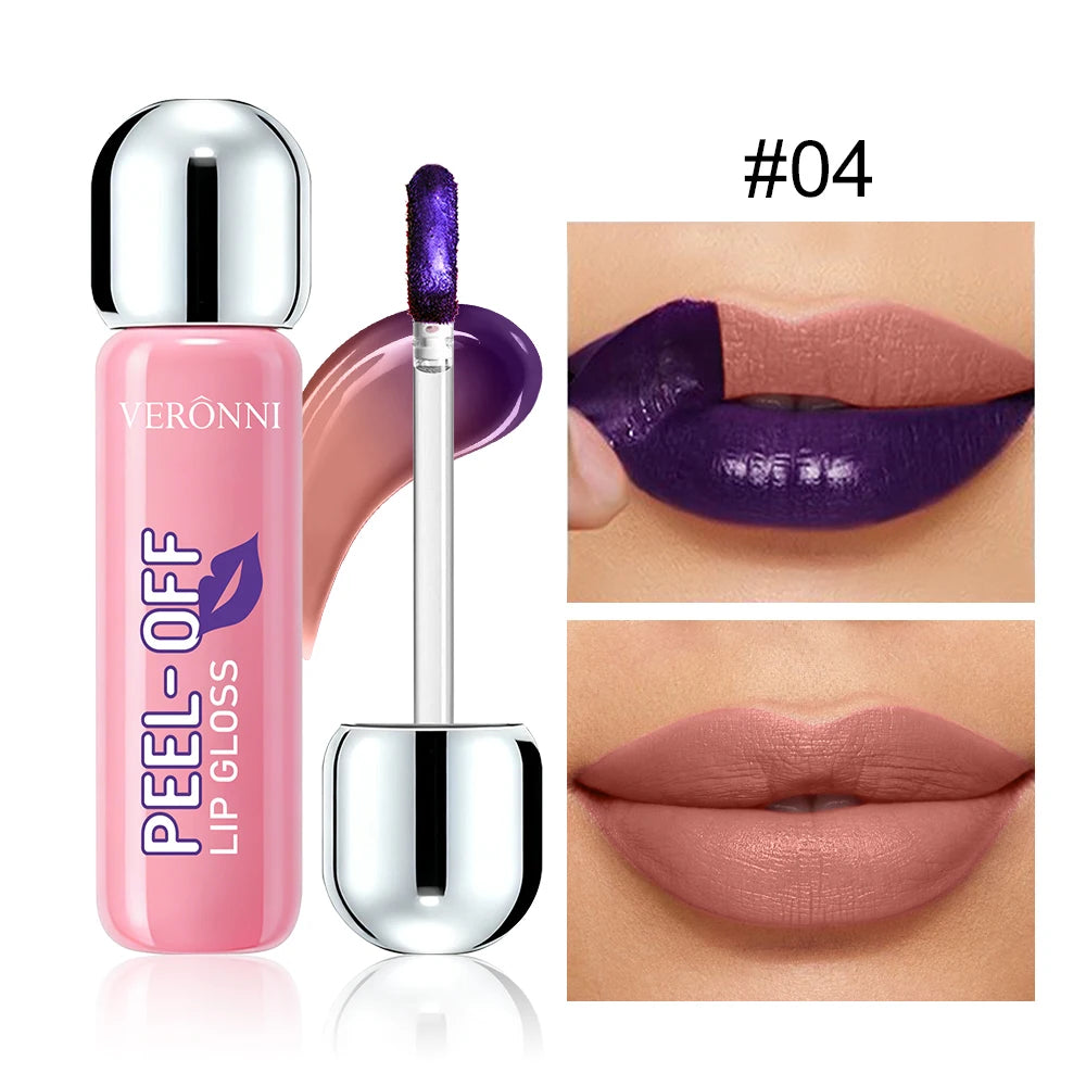 Long-Lasting Peel-Off Matte Liquid Lipstick