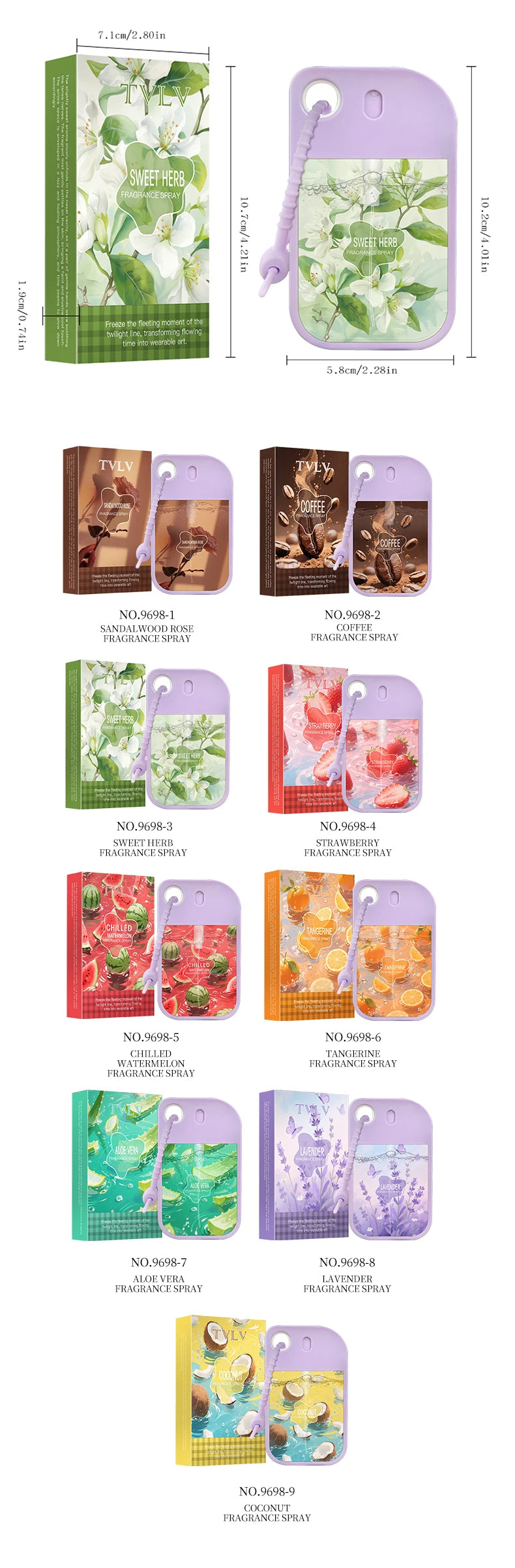 Portable Pocket Fragrance Spray - 19