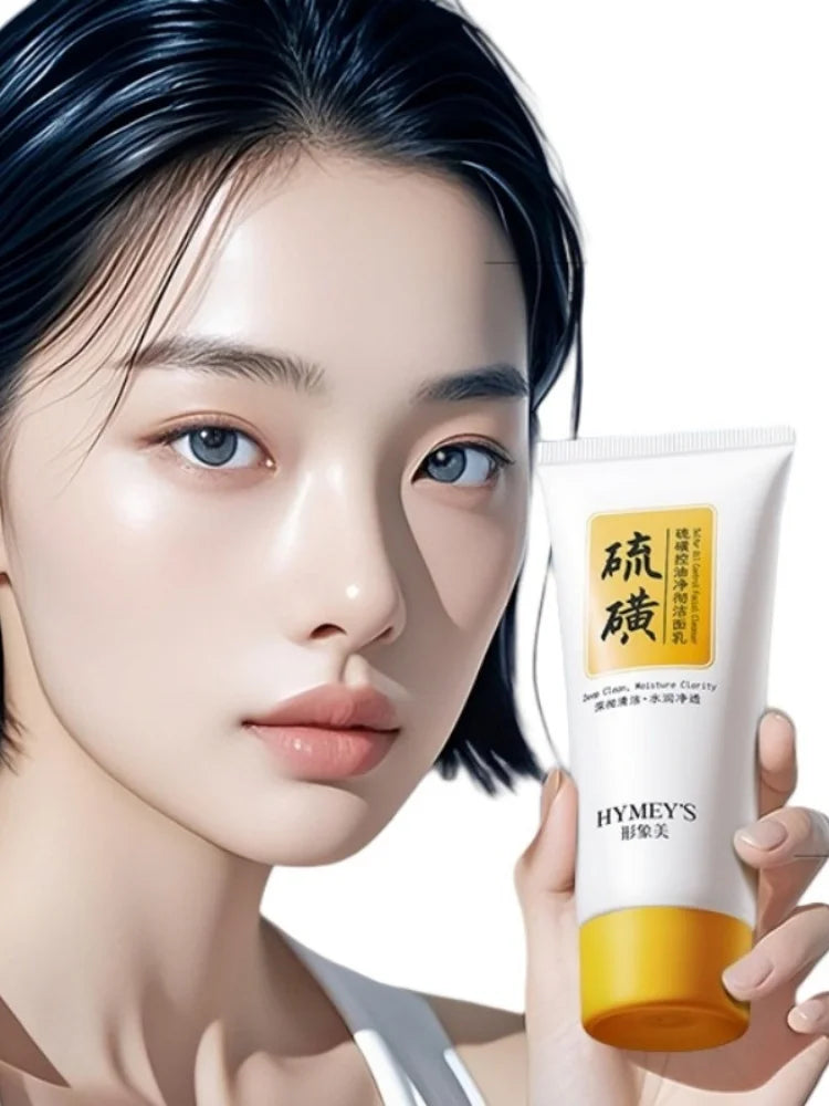 Sulfur Oil Control Facial Cleanser for Clear Skin