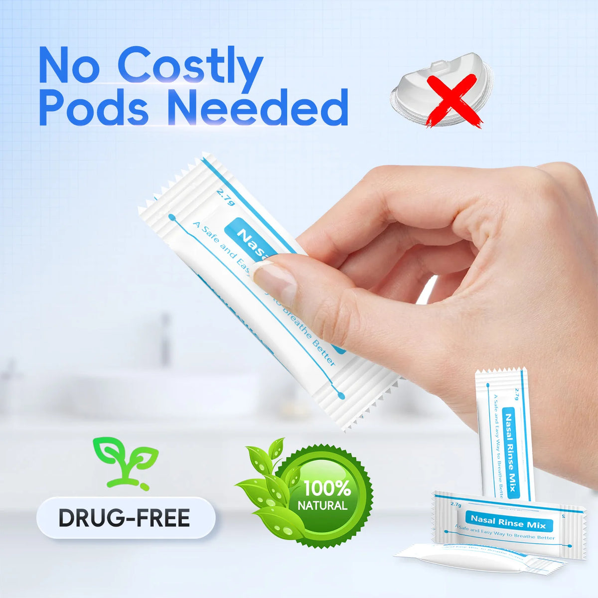 Electric Nasal Irrigator and Sonic Toothbrush Care Kit