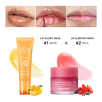 Moisturizing Lip Balm and Overnight Recovery Mask Set