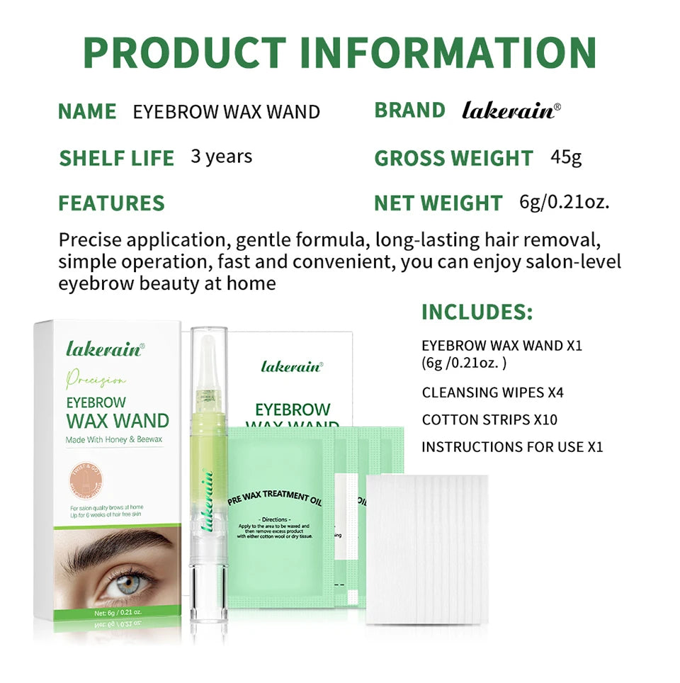 Precision Eyebrow and Facial Hair Waxing Wand