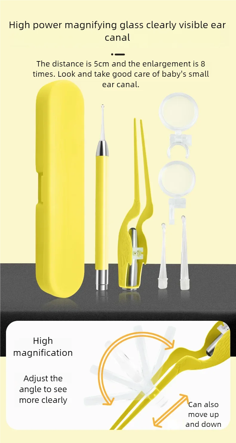 Illuminated Ear Wax Removal Tool Kit