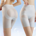 Seamless High-Waisted Ice Silk Shaping Shorts