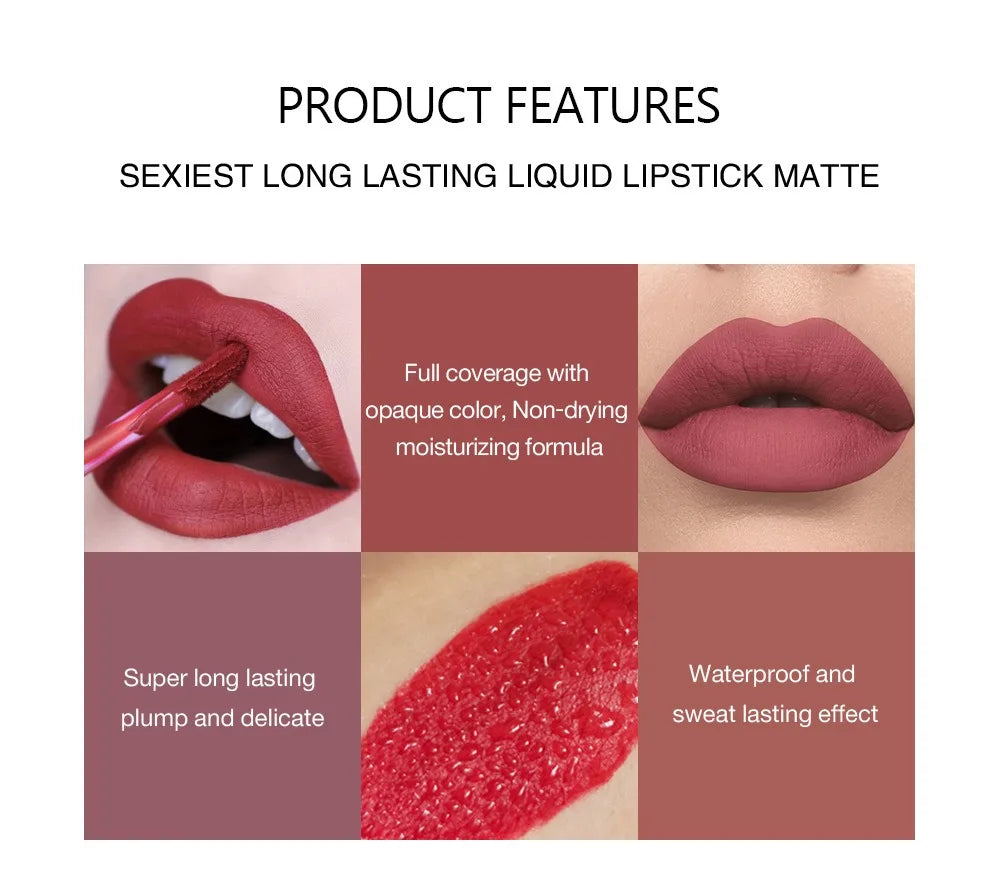 Velvet Matte Liquid Lipstick Set