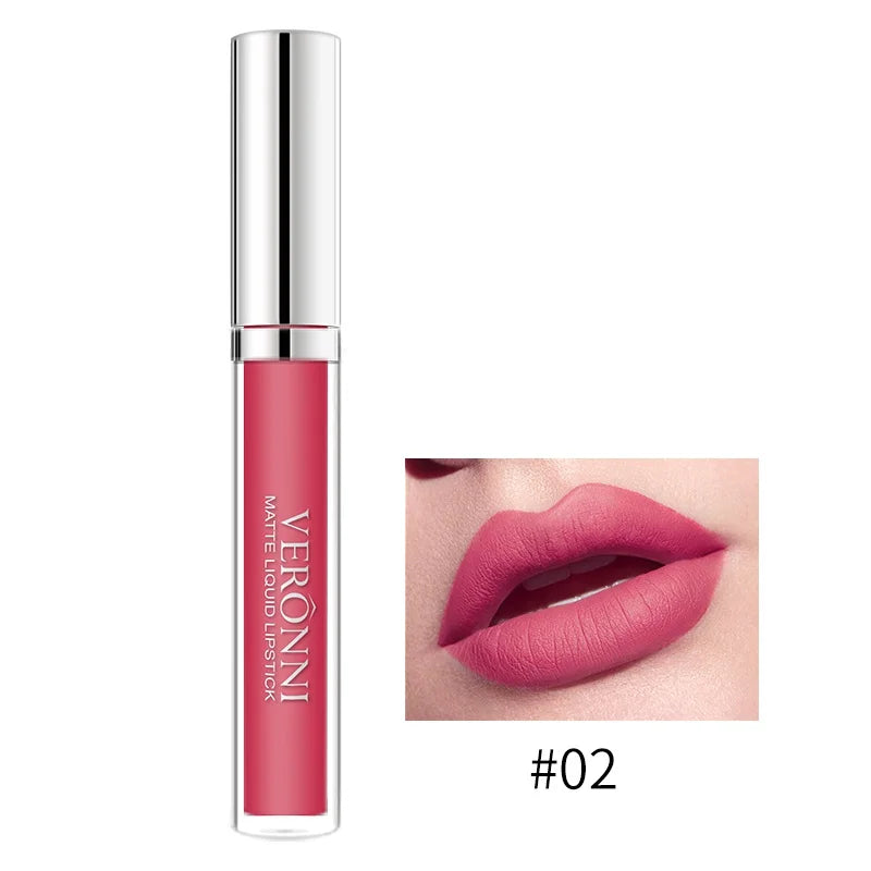 Long-Lasting Waterproof Matte Liquid Lipstick - 9
