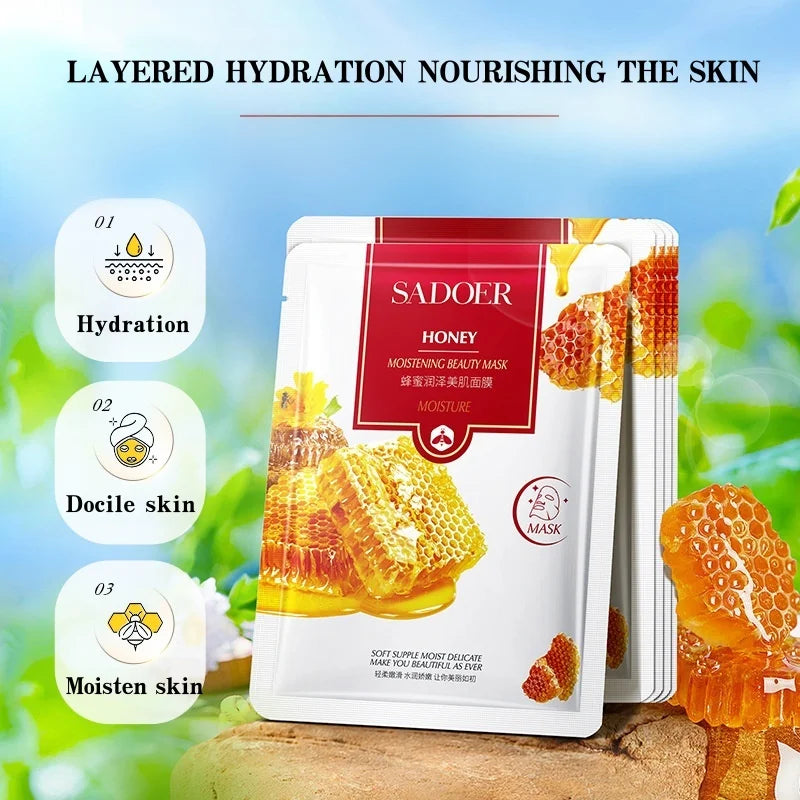 Hydrating Facial Sheet Mask Set for Glowing Skin