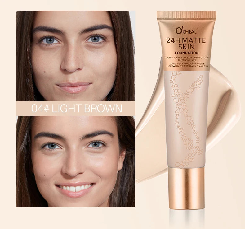 Long-Lasting Waterproof Matte Liquid Foundation - 16