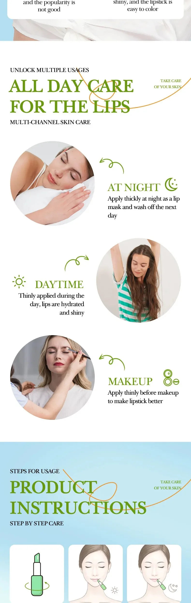 Aloe Vera Hydrating Lip Balm for Dry Chapped Lips - 15