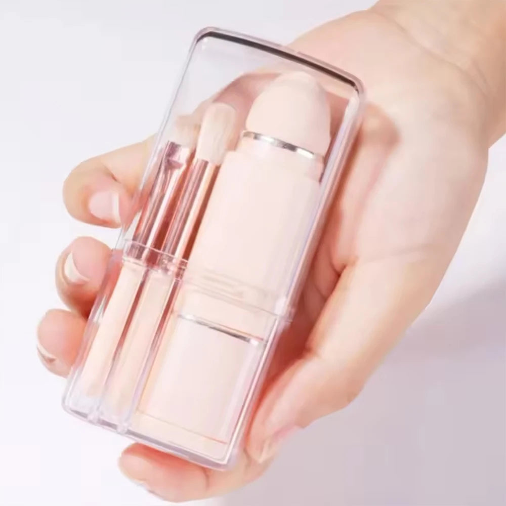 All-in-One Portable Travel Makeup Brush Set