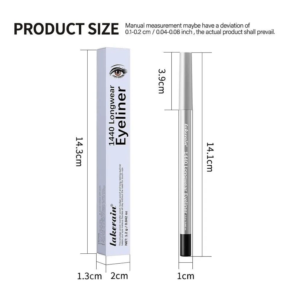 Waterproof Long-Lasting Smudge-Proof Eyeliner Pencil - 17