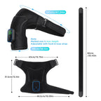Cordless Heated Shoulder Massage Brace with App Control