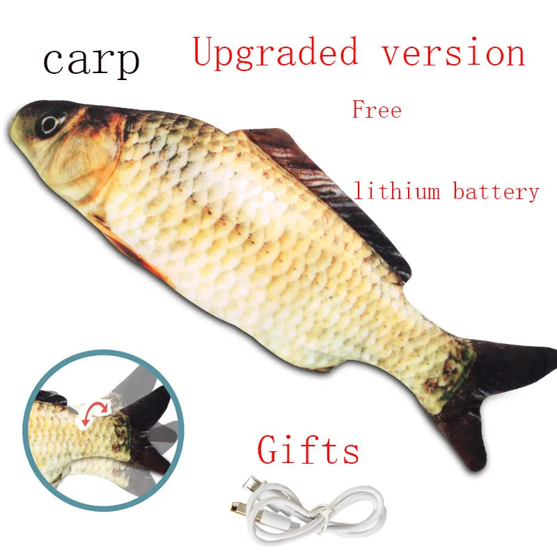 Interactive Flopping Fish Toy for Cats