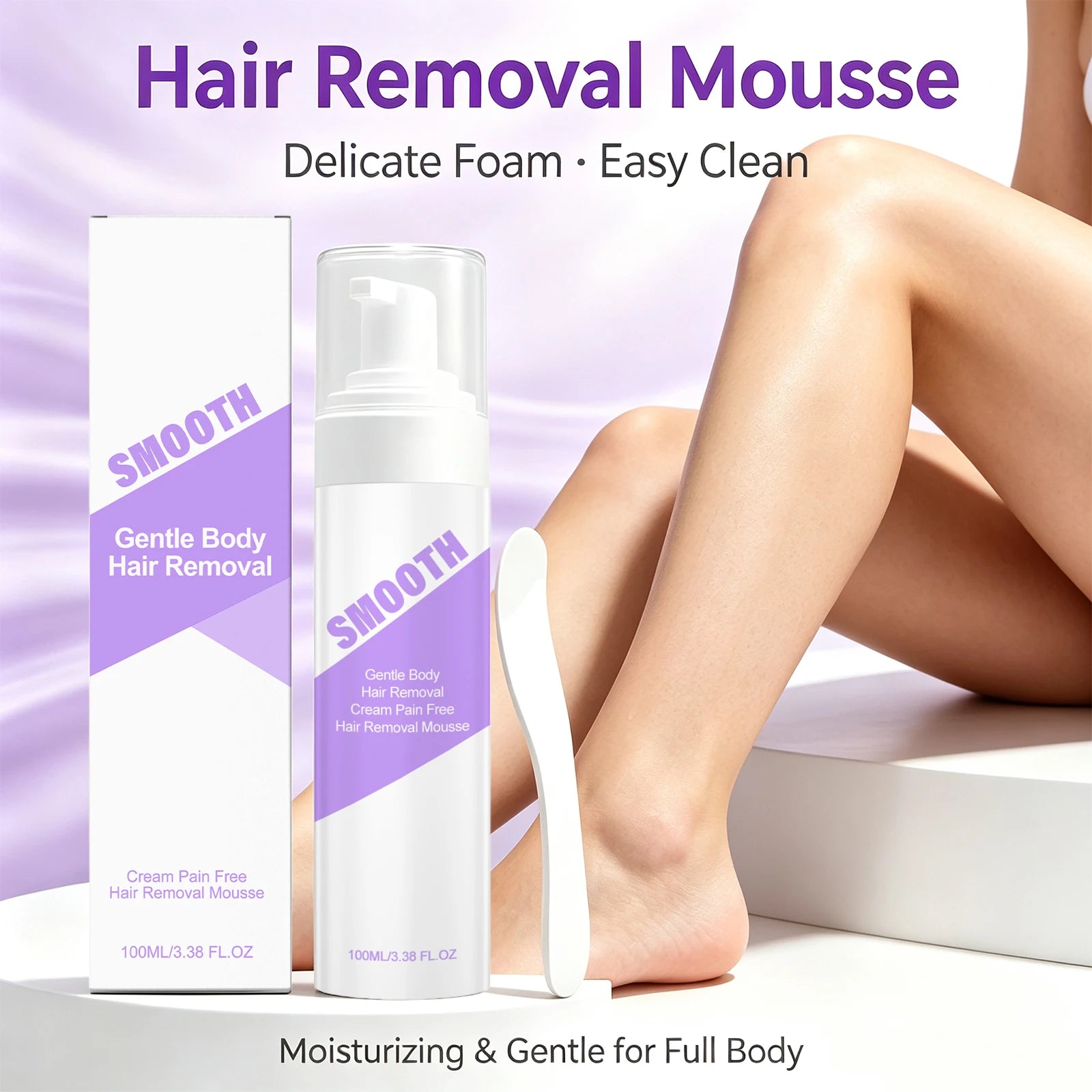 Painless Hair Removal Foam Mousse for Smooth Skin - 6