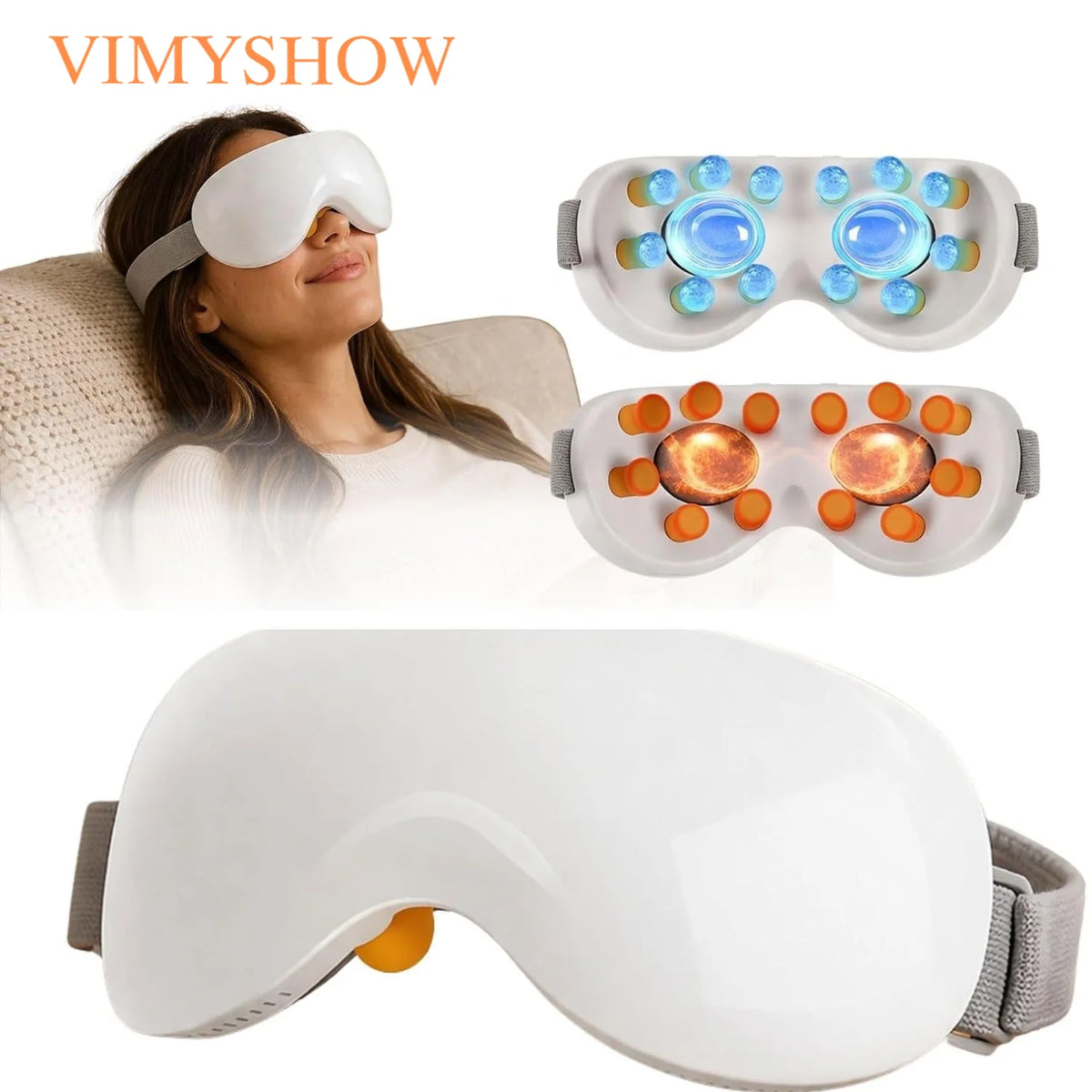 Smart Eye Massager with Cooling and Vibration