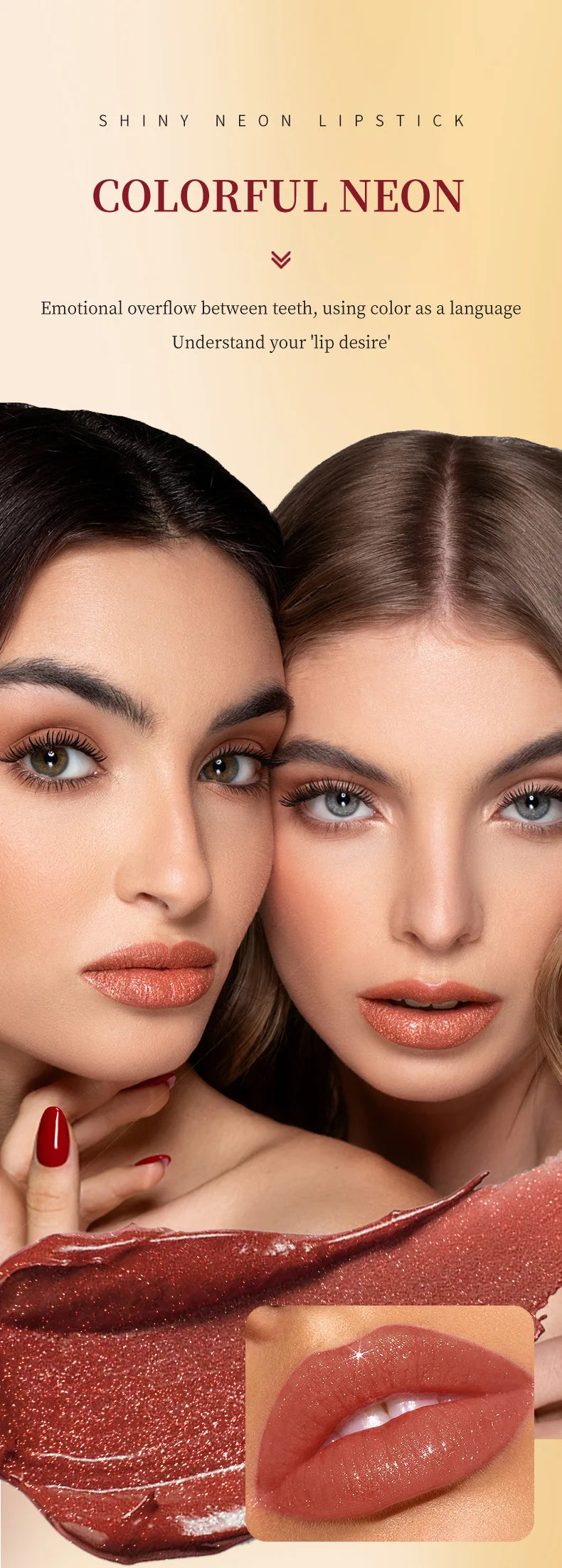 Long-Lasting Pearlescent Color-Changing Lipstick