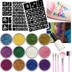 DIY Glitter Temporary Tattoo Kit for Kids and Adults