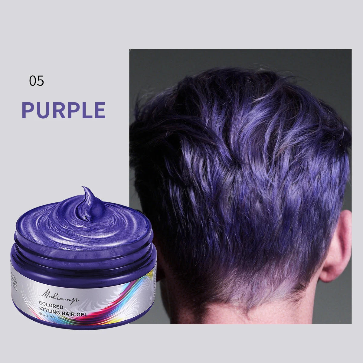 Temporary Color Hair Styling Wax