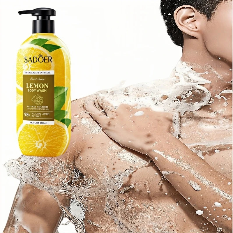 Refreshing Lemon Moisturizing Body Wash for Smooth Skin
