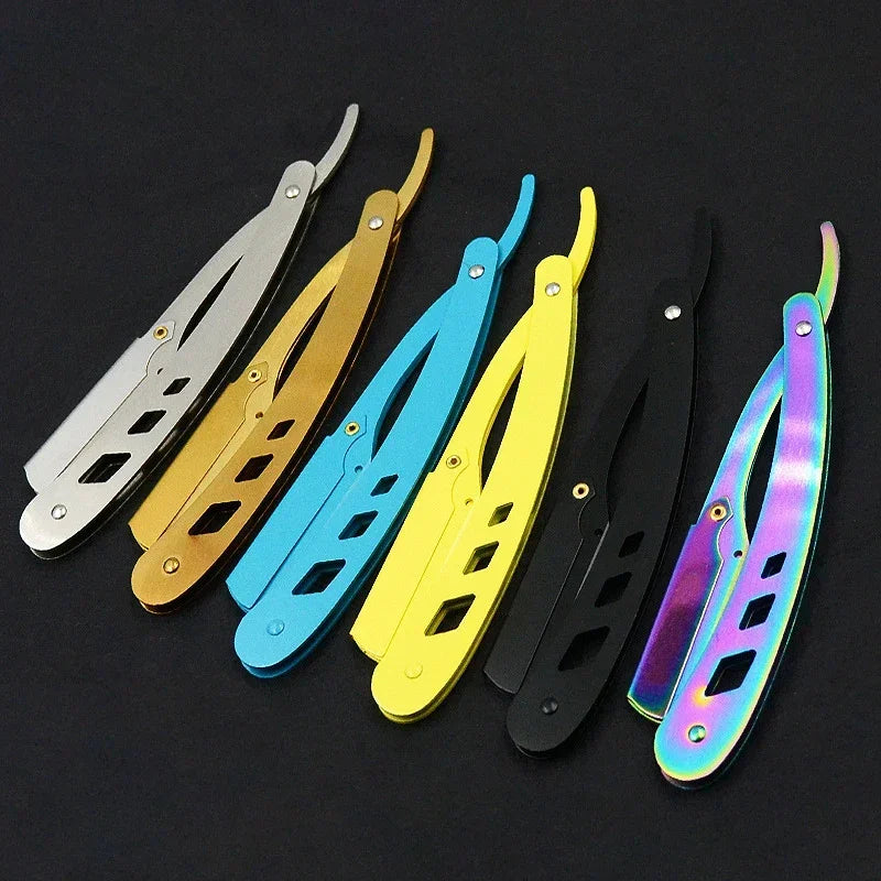 Professional Folding Straight Edge Barber Razor - 1