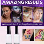 DIY Glitter Temporary Tattoo and Body Art Kit