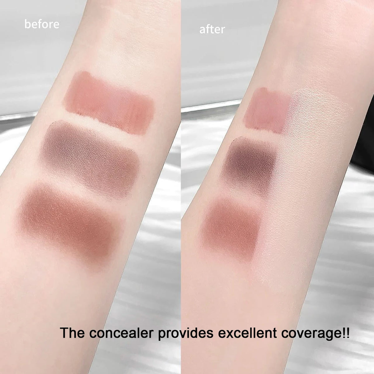 Dual-Ended Foundation Stick with Built-in Blending Brush
