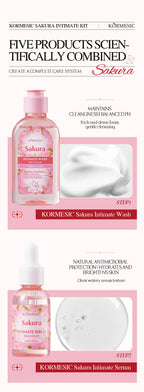 5-Piece Sakura Intimate Care and Hygiene Set