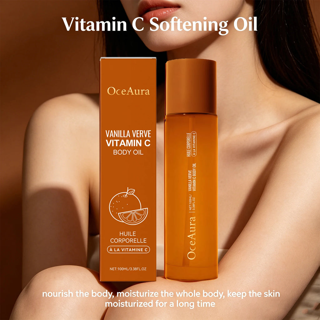 Vitamin C Brightening Body Oil for Glowing Hydrated Skin