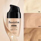 3-Tone Moisturizing Full Coverage Liquid Concealer Foundation