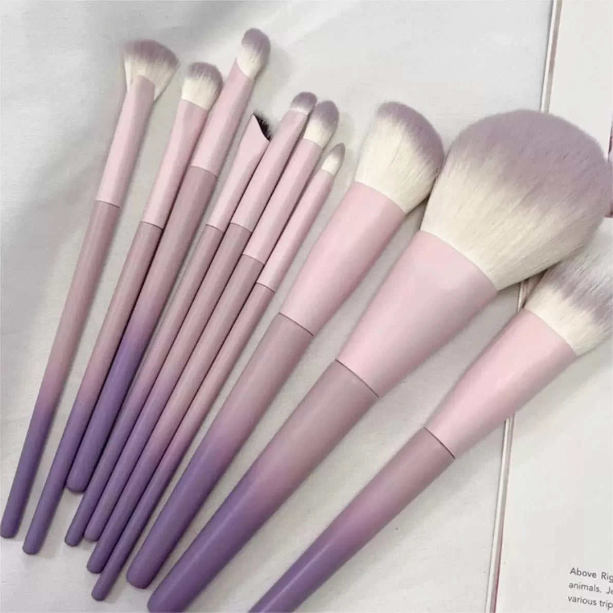 10-Piece Professional Soft Makeup Brush Set - 6