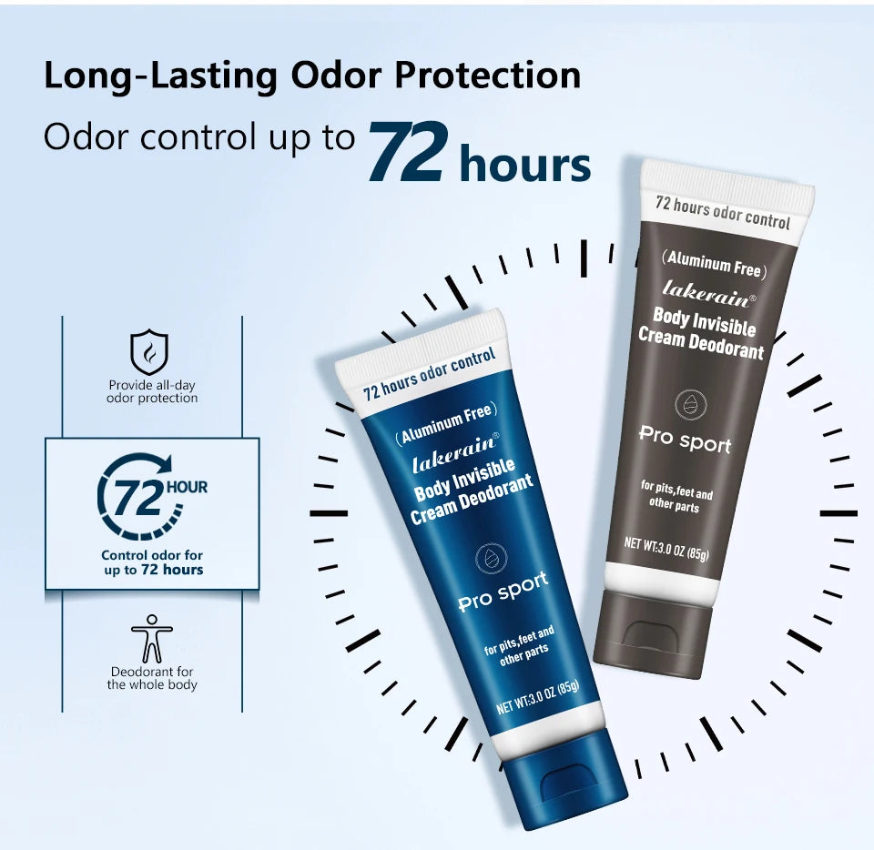All-Day Invisible Body Deodorant Cream
