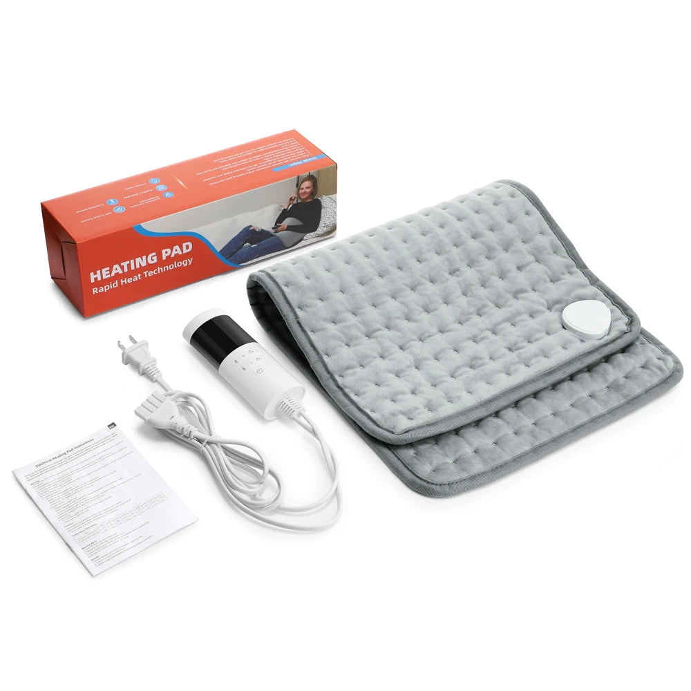 Electric Heating Pad for Back Pain and Muscle Relief