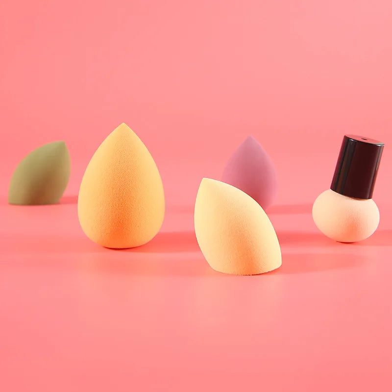 3-Piece Makeup Sponge Set with Storage Case