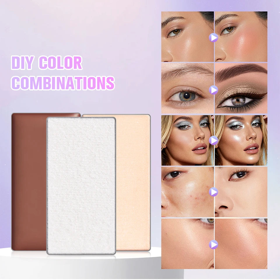 Magnetic DIY Makeup Palette for Face and Eyes